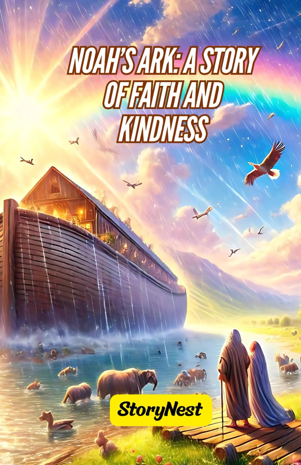 Noah’s Ark: A Story of Faith and Kindness: A Beautiful Retelling of the Biblical Tale for Kids | Inspiring Values of Hope, Courage & Kindness