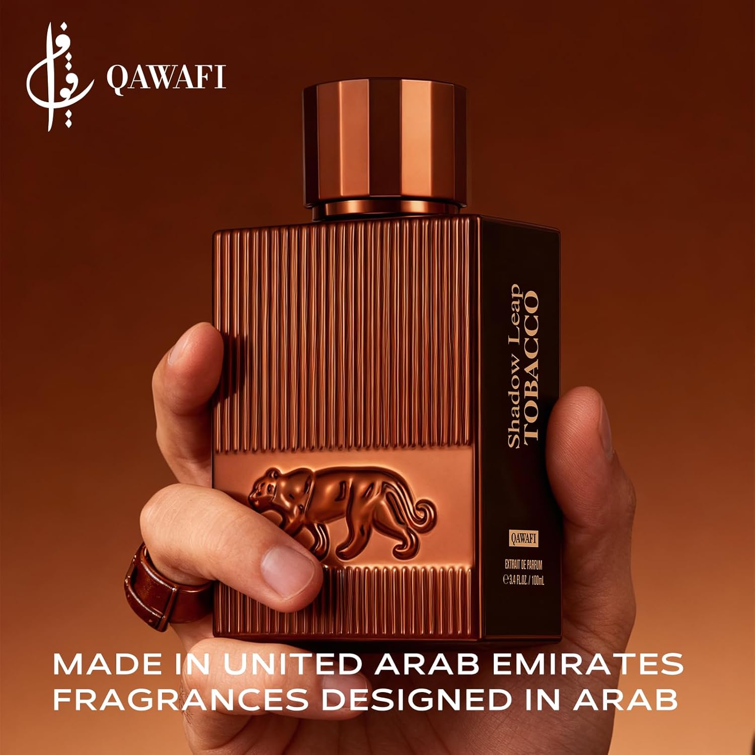 Shadow Leap-Tobacco, Long-Lasting Perfume For Men, Tobacco, Honey, Clean Ingredients, Fragrance - Spray 100 ml | 3.4 fl. Oz - Image 5