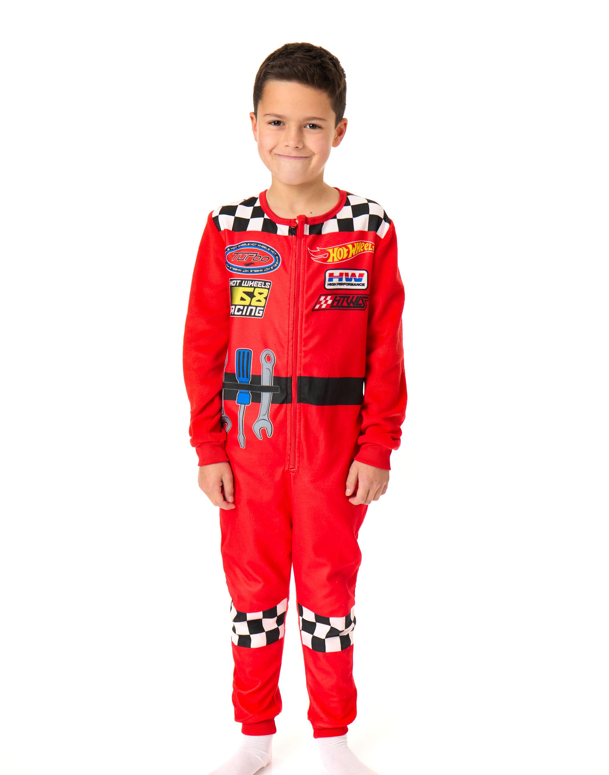 Hot Wheels (11-12 Years) Onesie (Boys ) Red
