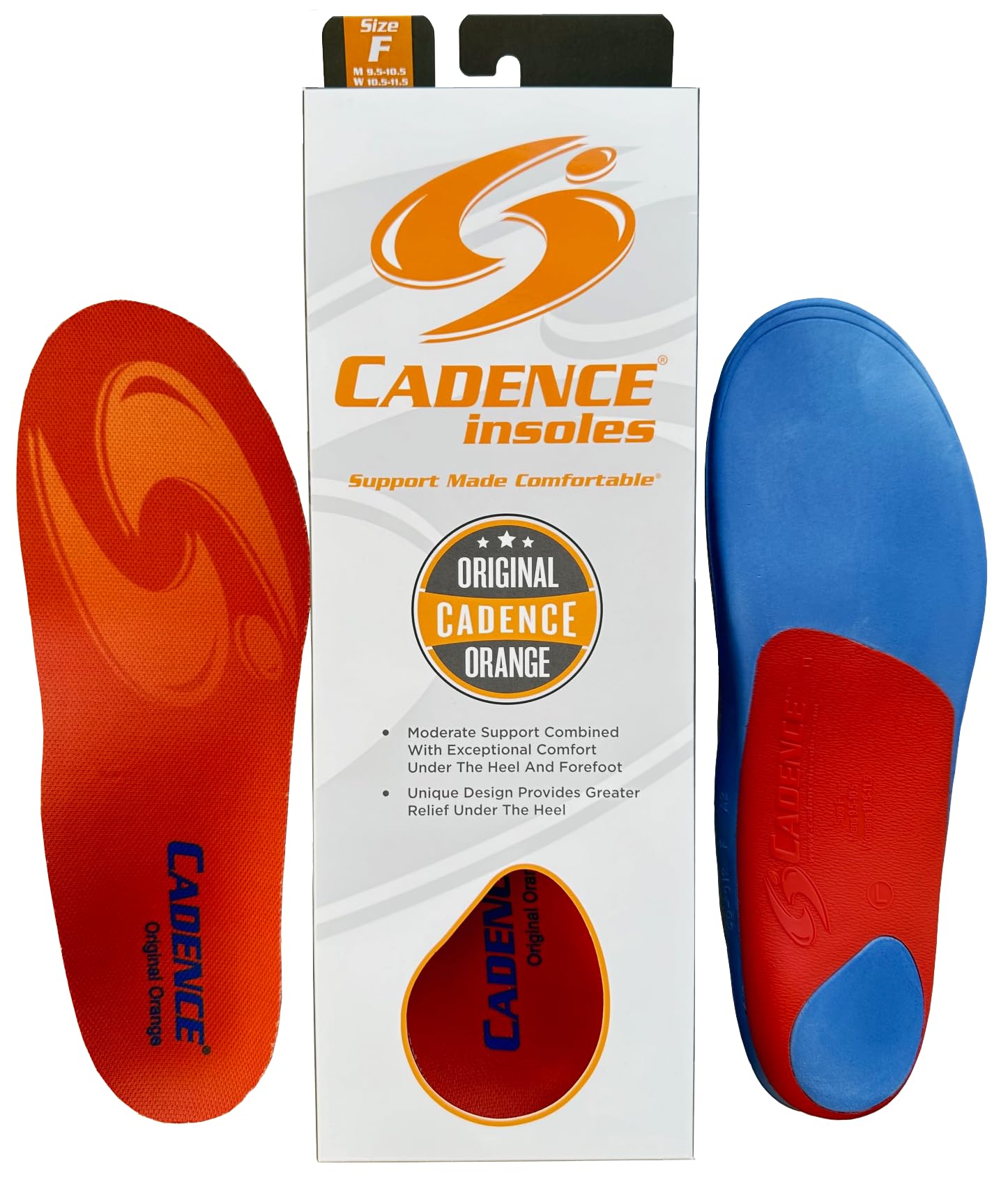 Cadence Insoles Plantillas ortopédicas para zapatos