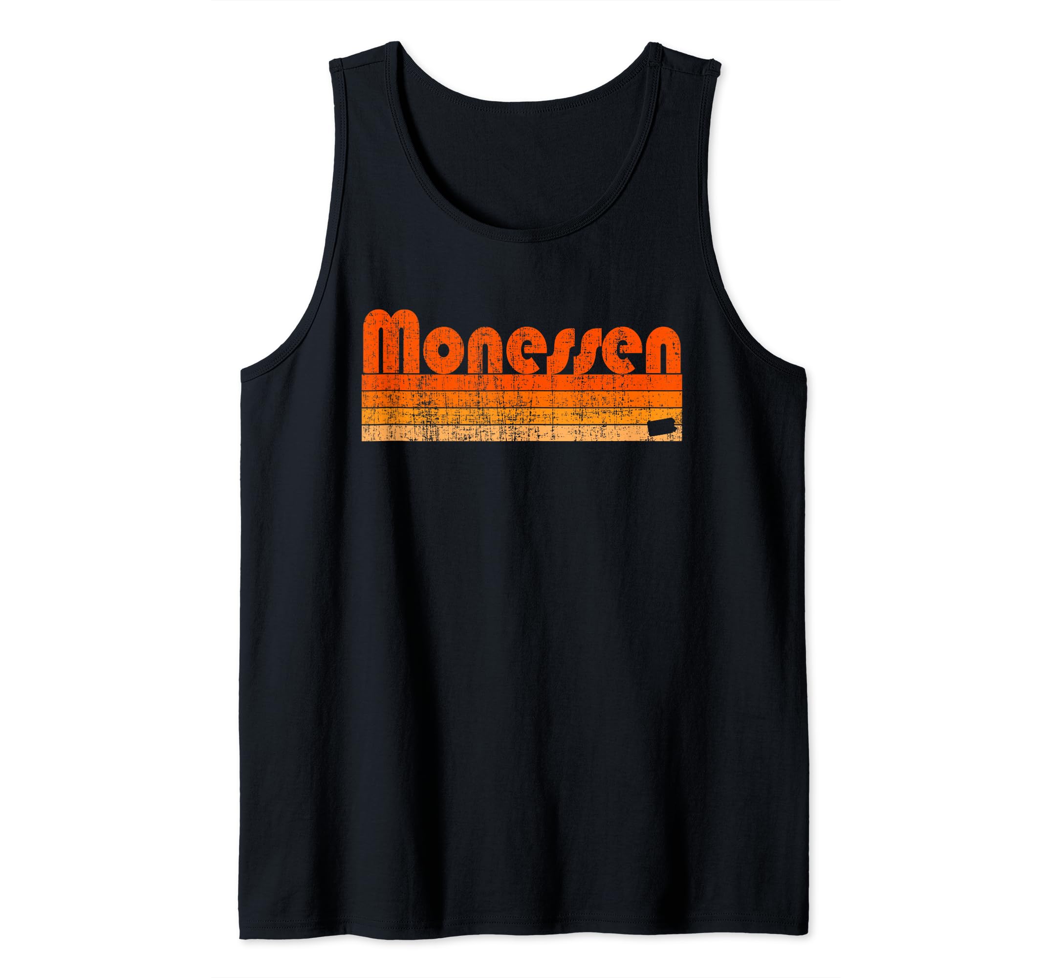 Monessen, Pennsylvania Retro 80s Style Tank Top