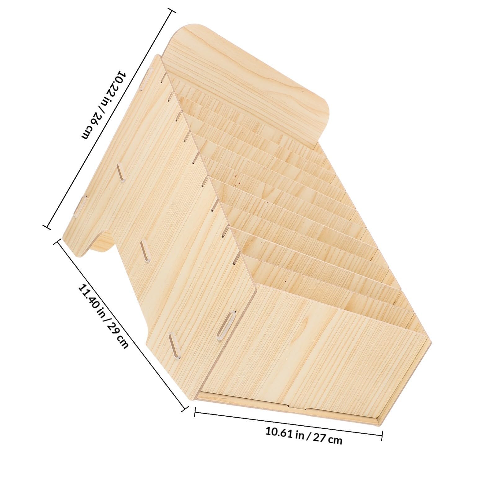 Madera Organizador Compartimentos de Múltiples Facturas DIY