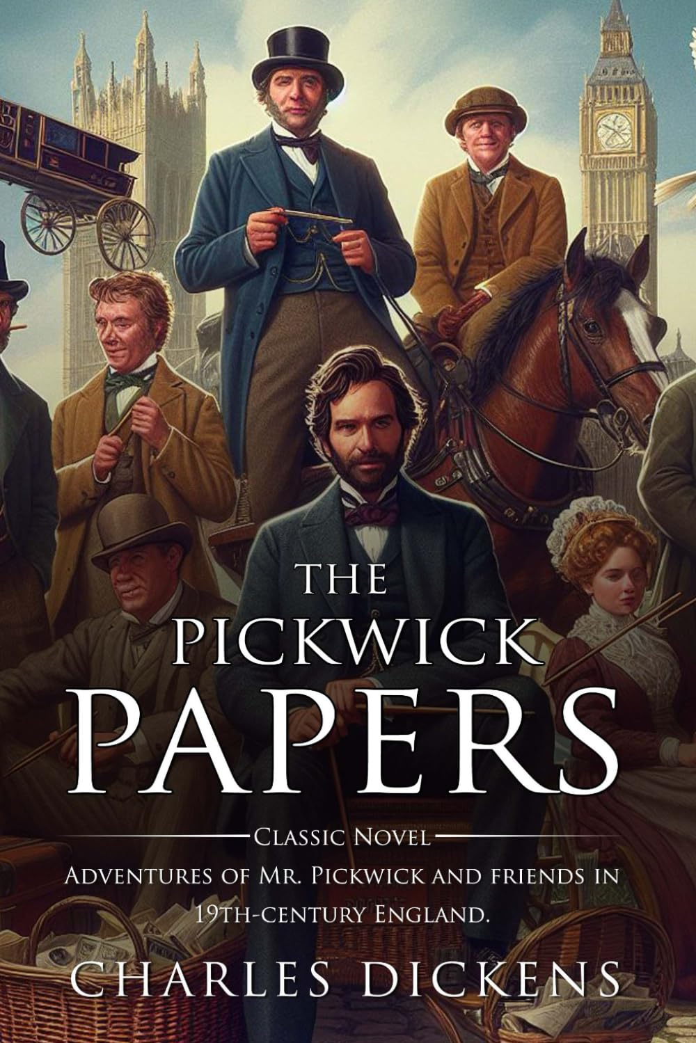 The Pickwick Papers : Complete with Classic illustrations and Annotation