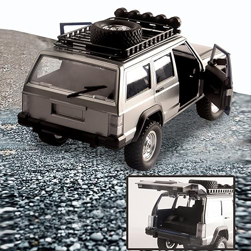 Miniatura 7 de GoolRC RC Rock Crawler, auto a control remoto a escala 112, 2.4Ghz 4WD todoterreno RC camión, vehículo de escalada todo terreno, regalo de coche RC