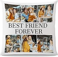 Vista 7 de Funda de almohada personalizada con fotos para mamá, papá, familia, pareja, amigos, día de la madre, regalos de cumpleaños de hija, hijo, niños