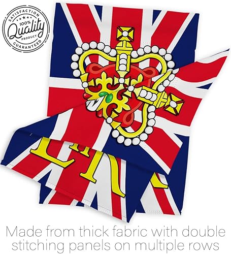 Miniatura 7 de Bandera de jardín Elizabeth Reginal II – Juego de colgador para buzón de correo Sweet Life Sympathy Remembrance Memorial Bereavement Love Support