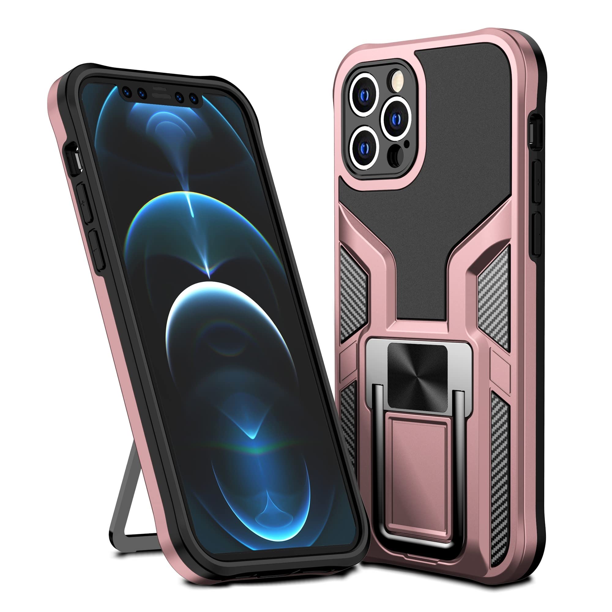 Coque Armor iPhone XS Luxe finition or rose de haute qualité - 8