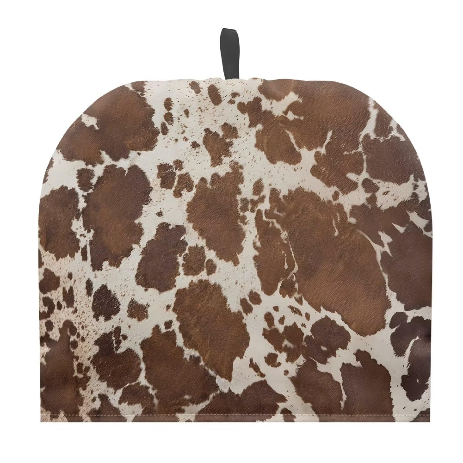 Brown Cow Print Tea Cosy Insulation and Keep Warm, Washable Scratches-Proof Insulated Teapot Cover Breakfast Coffee Warmer for Home Kitchen Table Hotel, Tea Party Decorative Tea Cosy