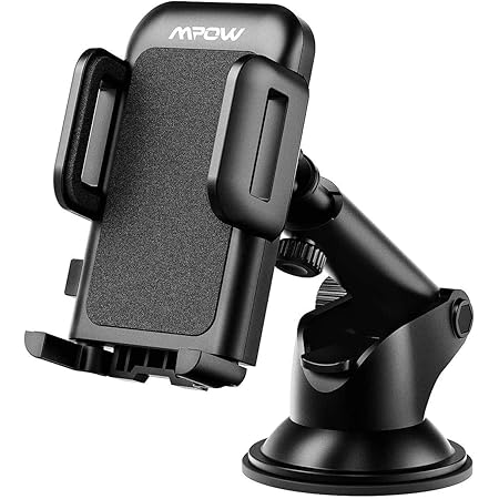 Mpow Car Phone Mount, Washable Strong Sticky Gel Pad with One-Touch Design Dashboard Car Phone Holder Compatible iPhone 12/11 pro/11 pro max/XS/XR/X/8/7, Google Nexus, LG, Huawei and More