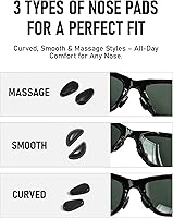 Vista 4 de Smart Glasses Accessories Kit for RayBan Meta Wayfarer/Headliner/Skyler/Display – Includes Orange Giftable Storage Case, 6 Pairs Nose Pads