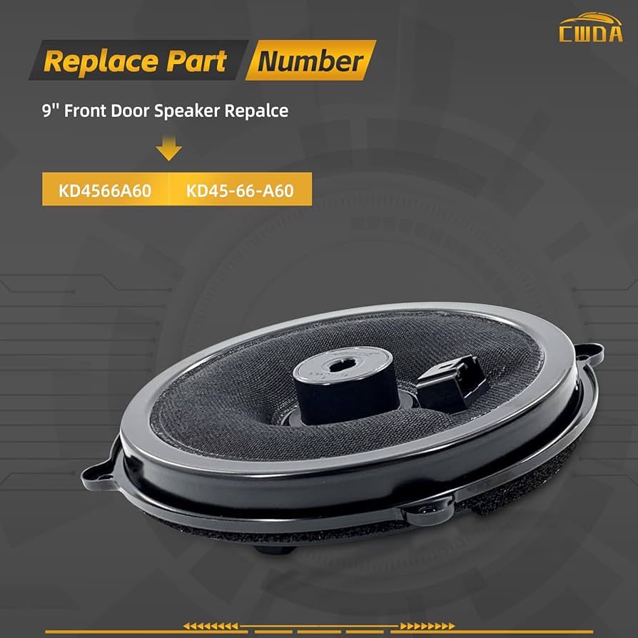 Amazon.com: 9'' Front Door Speaker KD45-66-A60 Compatible with