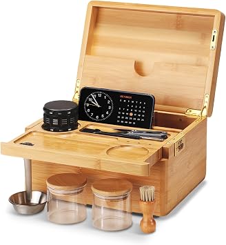 Wooden Storage Box with Lock Lockable Wooden Box with Lid for Personal Items & Keepsake Discreet Wooden Storage Box