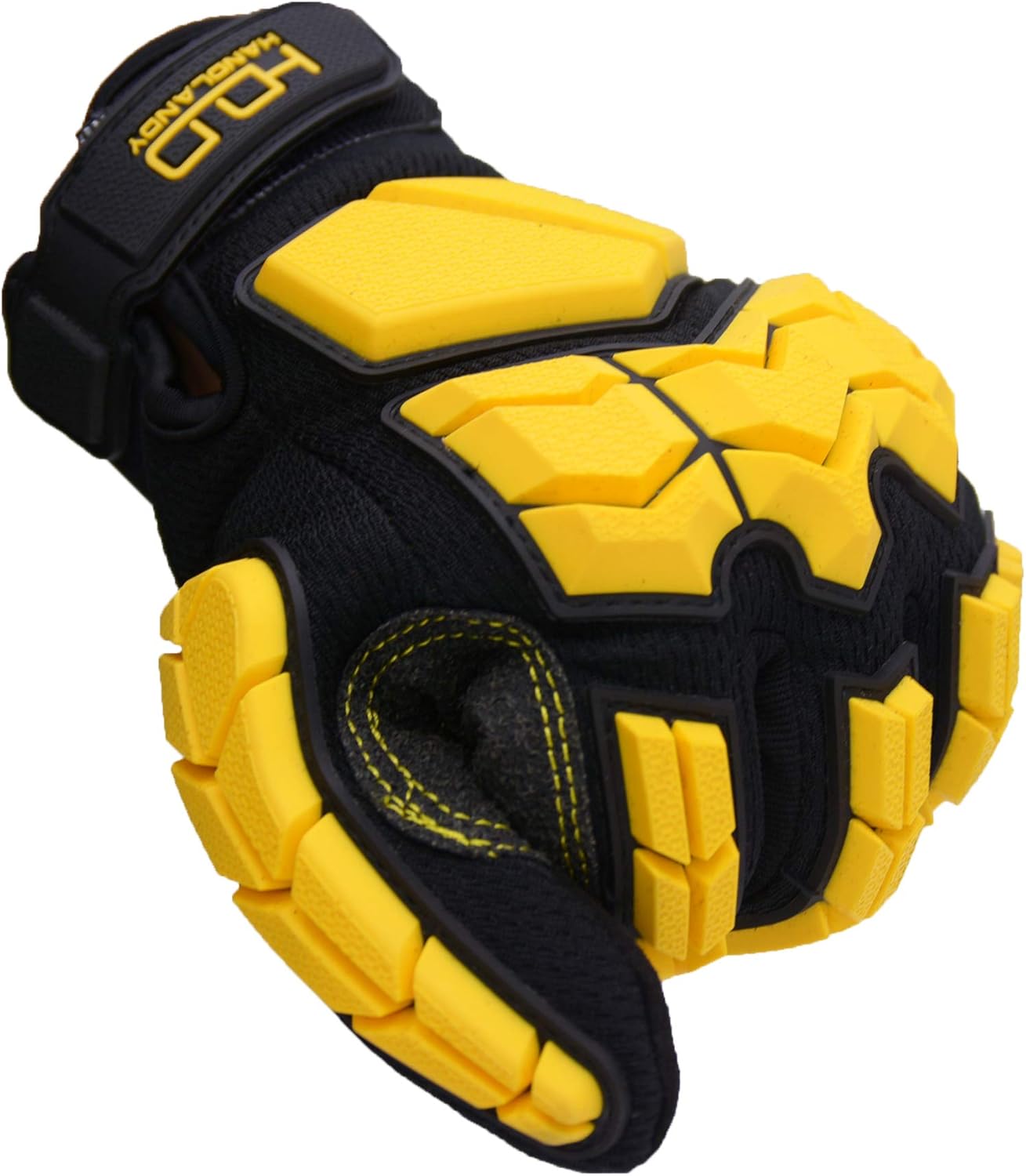HANDLANDY Anti Vibration Gloves, SBR Padding, TPR Protector, Mechanic Work Gloves