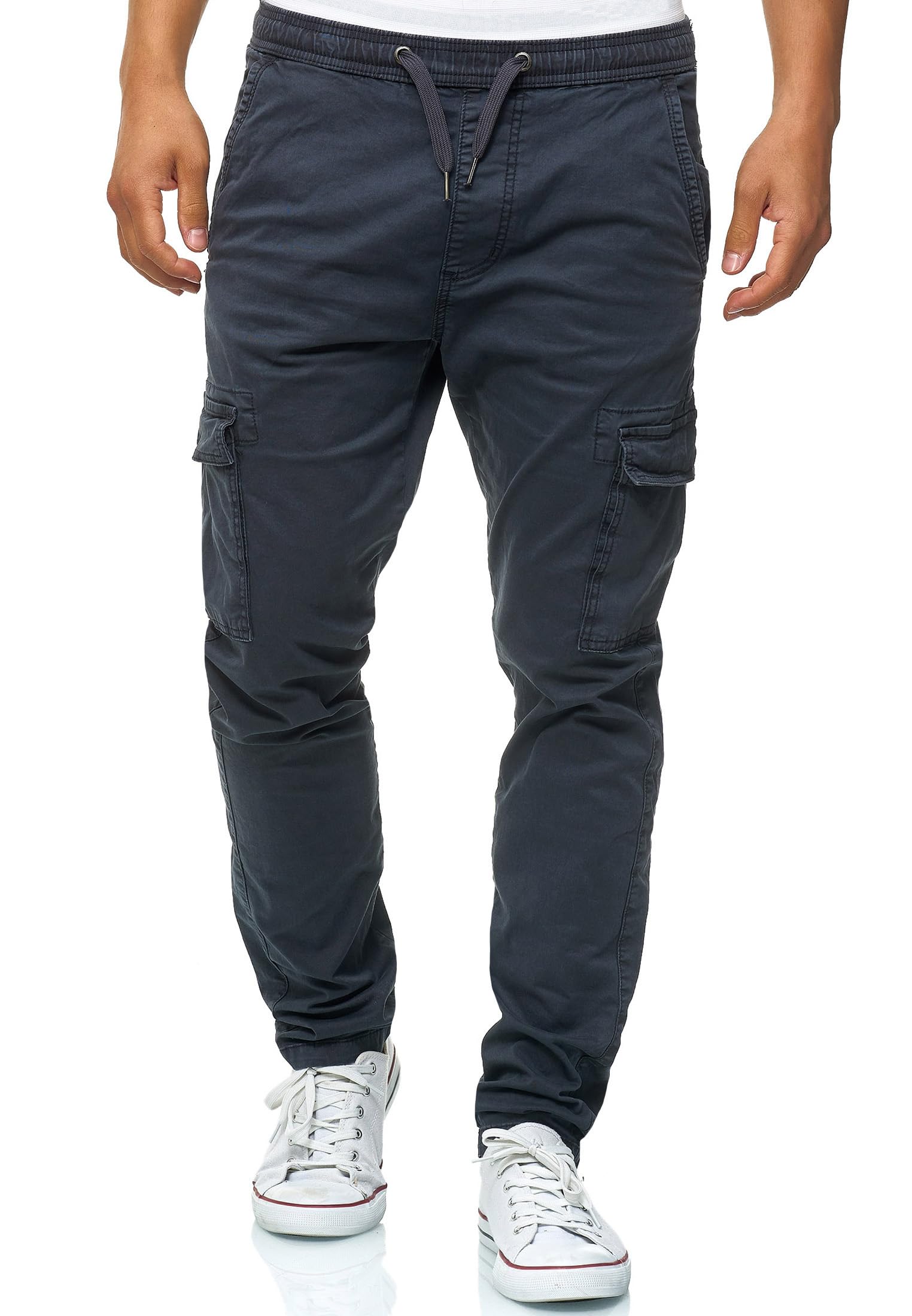 Indicode Hombres Broadwick Pantalón Cargo de algodón con 6 Bolsillos