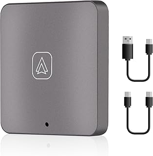 Upgraded Wireless Android Auto Car Adapter Plug and Play Android Auto Dongle for Factory Wired Android Auto to Wireless Suitable for 2015 and Android 11 or Above Android Auto Wireless Adapter