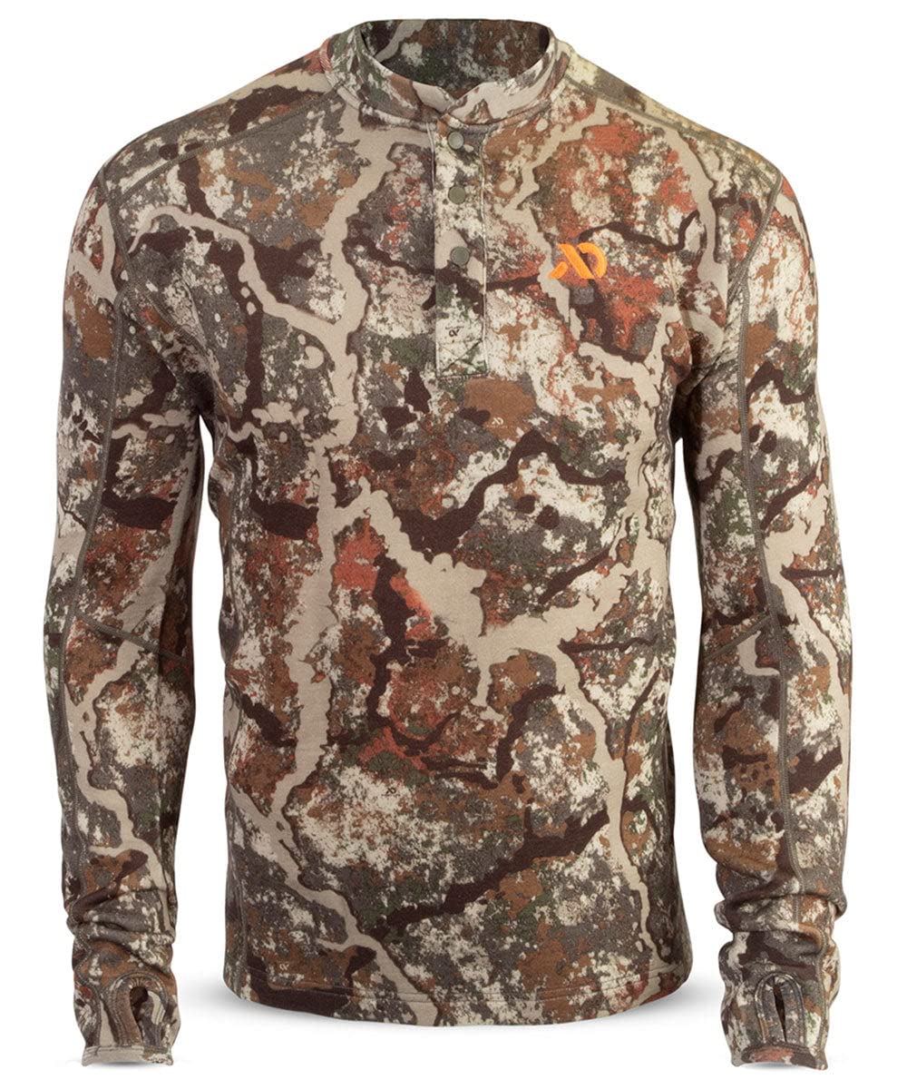 Buy First Lite Men's Furnace Henley, First Lite Specter, Large Online