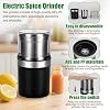 Electric Spice Coffee Grinder 200W for Kitchen,Grain Mill with 2 Stainless Steel Bowls,Spice Grinder Wet and Dry for Coffee, Grinding Spices, Bean, Grains