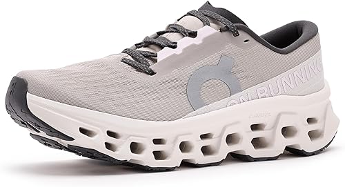 On Women's Cloudmonster 3 Sneaker, Truffle/Ivory, 10