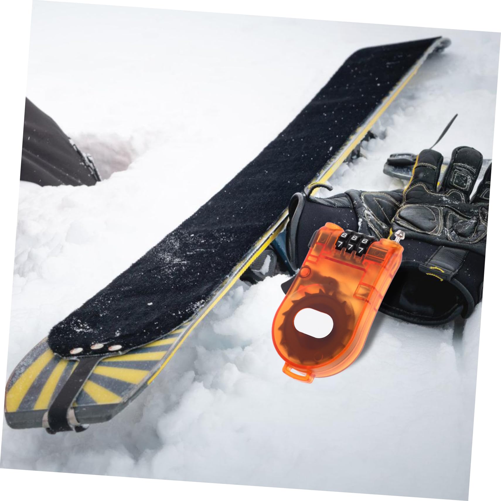 BESPORTBLE Lucchetto Per Scooter Con Password 5 Pezzi Robusto Lucchetto Per Sci Snowboard E
