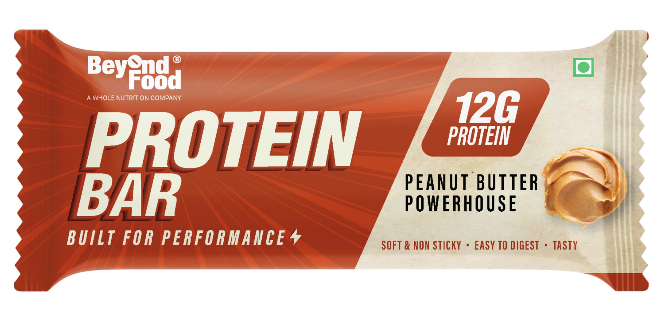 100% Whey Protein Bars (Pack of 6)| 10g Protein Per Bar | Whole Nutrition | With Dates, Peanut & Protein Millets | Rich in Vitamins, Fibre & Energy | Boosts Immunity | Peanut Butter Flavor