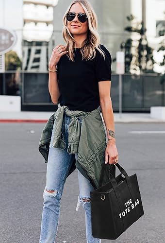 Vista 6 de The Tote Bag para mujer, bolsa de mano para mujer, lindas bolsas de mano para mujer, bolsa de lona