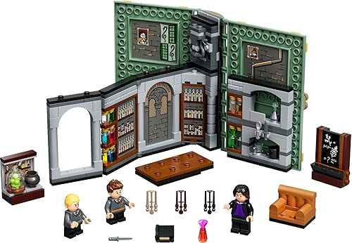 Miniatura 2 de LEGO 76383 Harry Potter Hogwarts Momento Potions Clase, juguete coleccionable, estuche de viaje, juego portátil