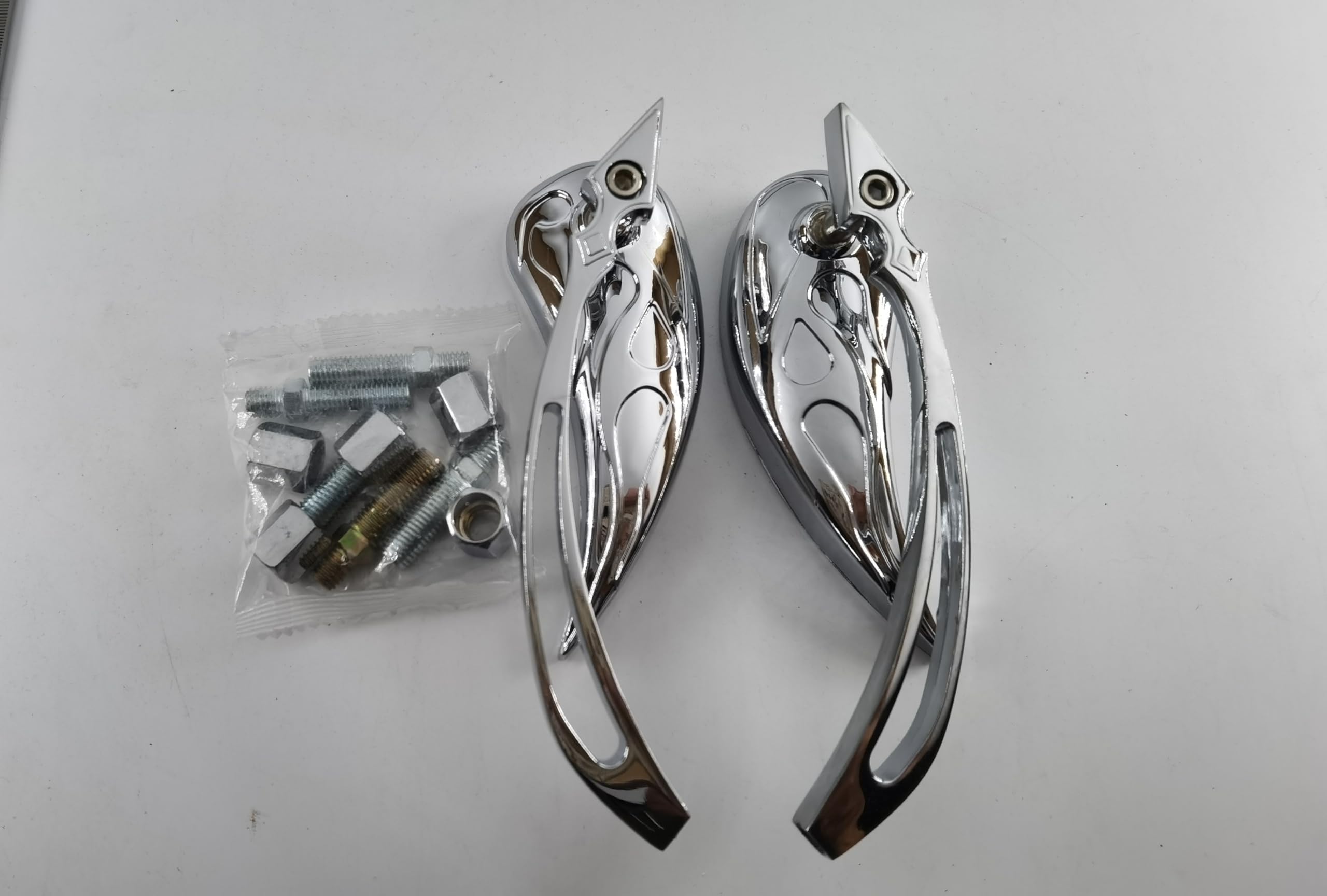 pour Har&Ley Motorcycle Cruiser Chopper Dyna Electra Glide Rétroviseurs Rétroviseurs Guidon Miroirs Arrière