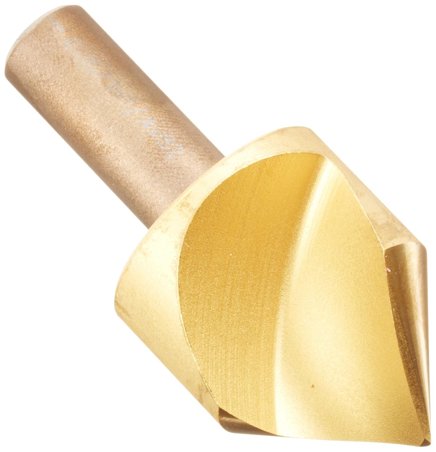 KEO 53248 HighSpeed Steel SingleEnd Countersink, TiN Coated, Single