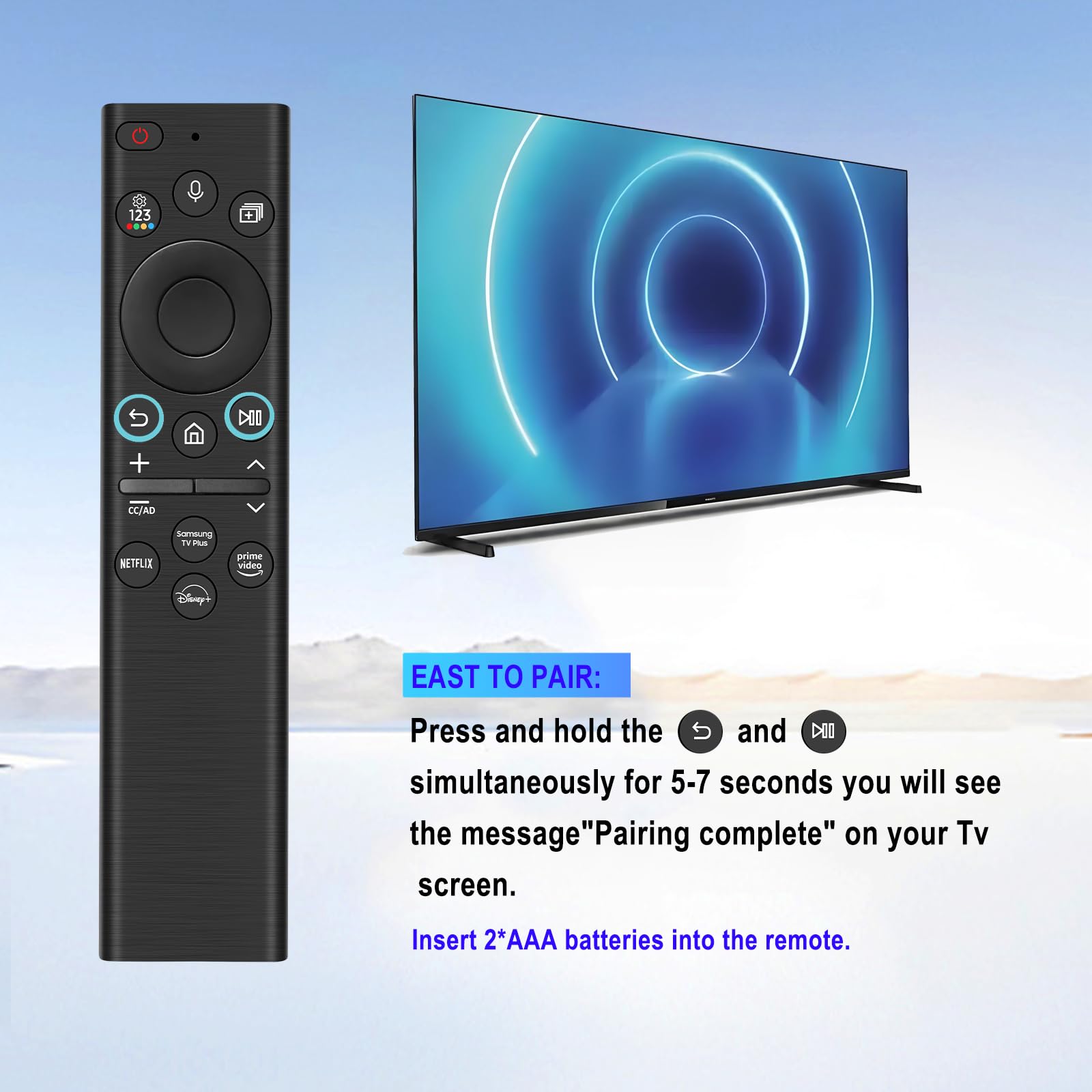 BN59-01385A è adatto per telecomandi Samsung Smart TV ed è un'alternativa universale con funzione vocale