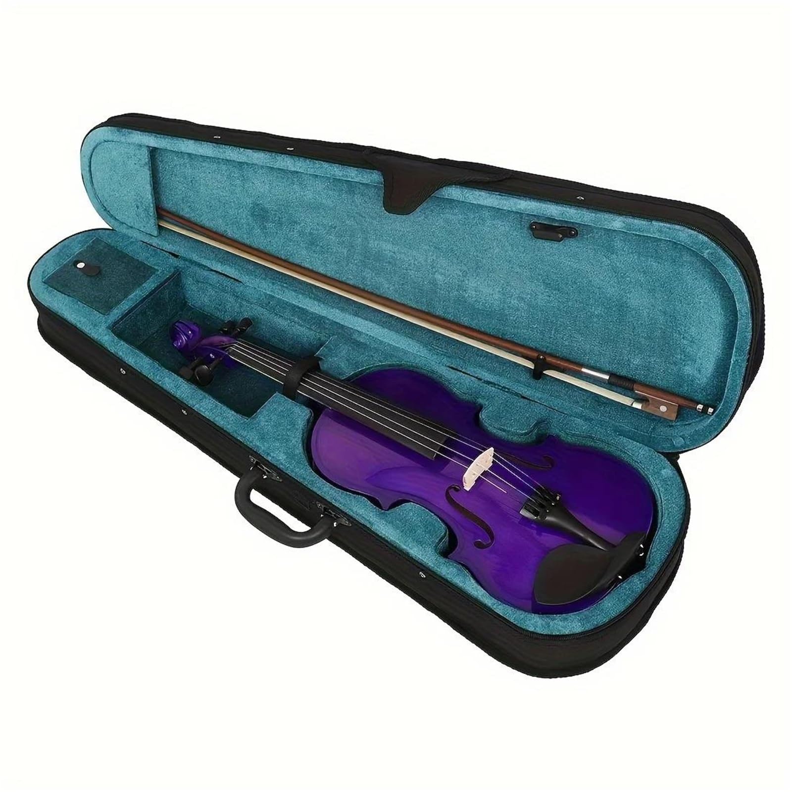 Violini Professionali Violino Acustico In Legno Massello Di Colore Viola Include Custodia Archetto E Accessori