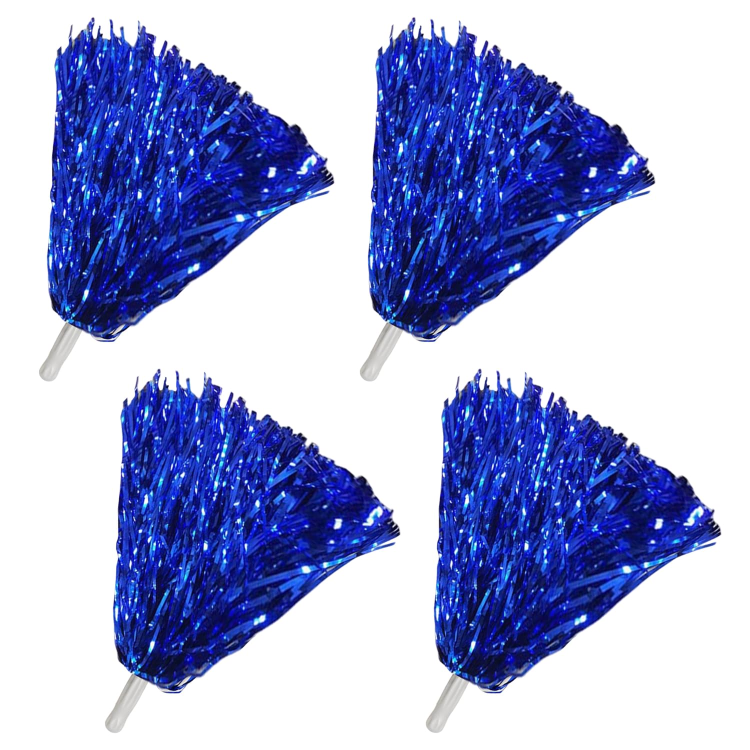 PLLDVEFD 4 Pieces Of Tassel Balls With Handles, Shiny Hand-Crank Balls, Sports Event Supplies, Cheerleading Props.