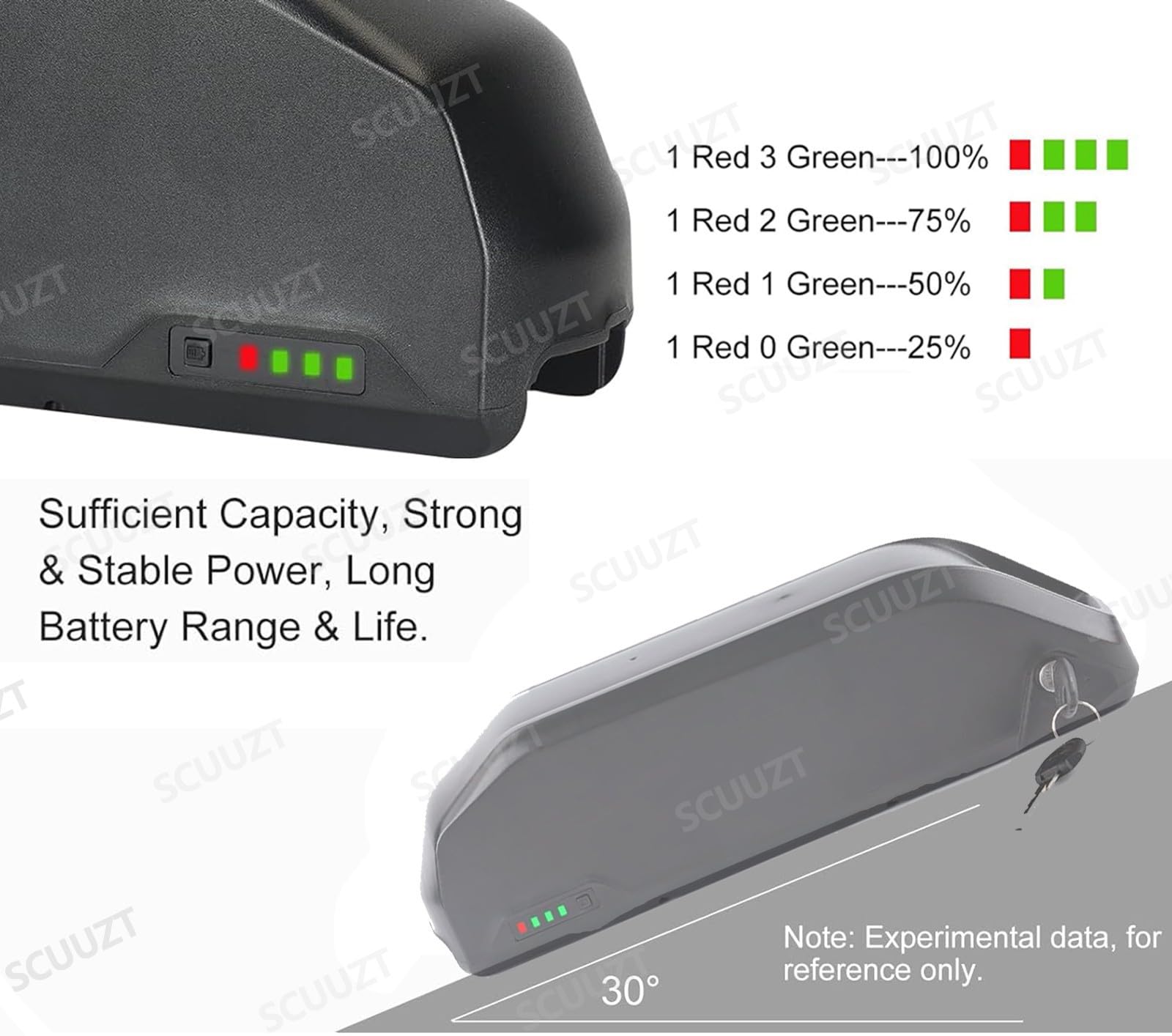 Batteria Ebike 48V 20AH,Bicicletta batterie ebike 48V 20AH BMS incorporato con caricatore [Classe di efficienza energetica A] 48V 20AH