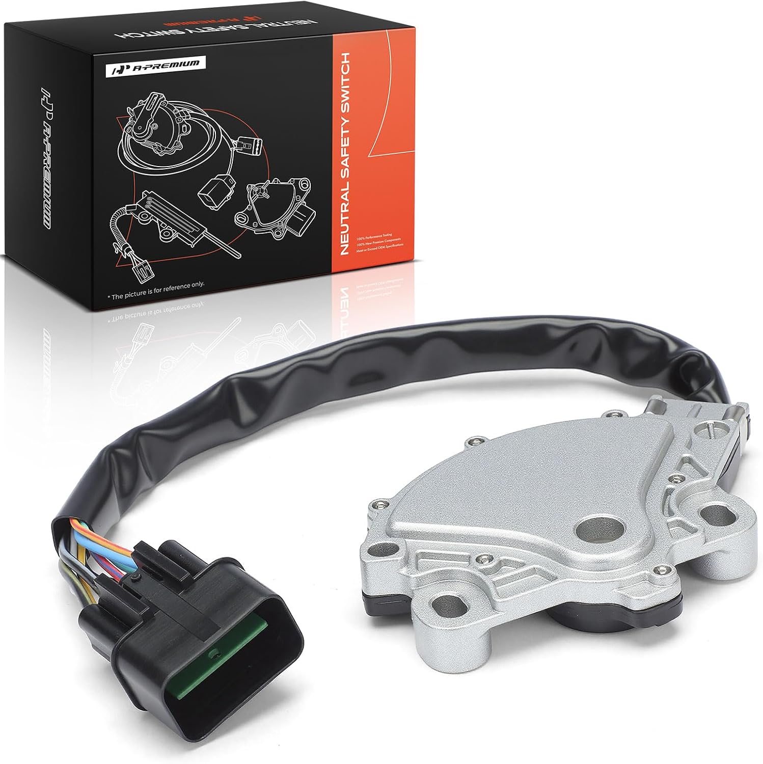 A-Premium Neutral Safety Switch Compatible with Mitsubishi Montero 2004-2006, Montero Sport 1999-2004, 10 Pins