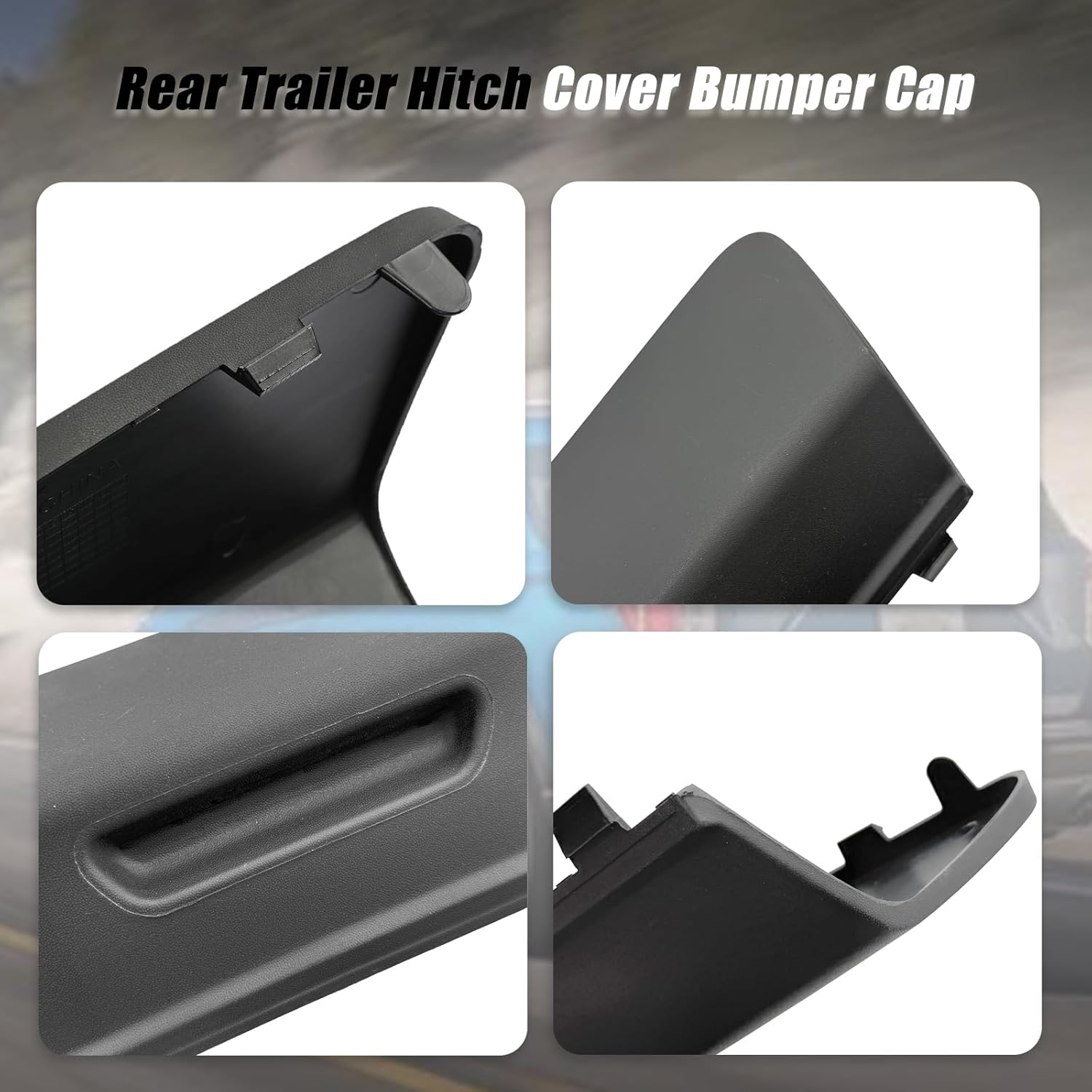 JB5Z-17F000-AC Bumper Trailer Hitch Access Cap Rear Fit for Ford Explorer 2016 2017 2018 2019 Replace# JB5Z17F000AC