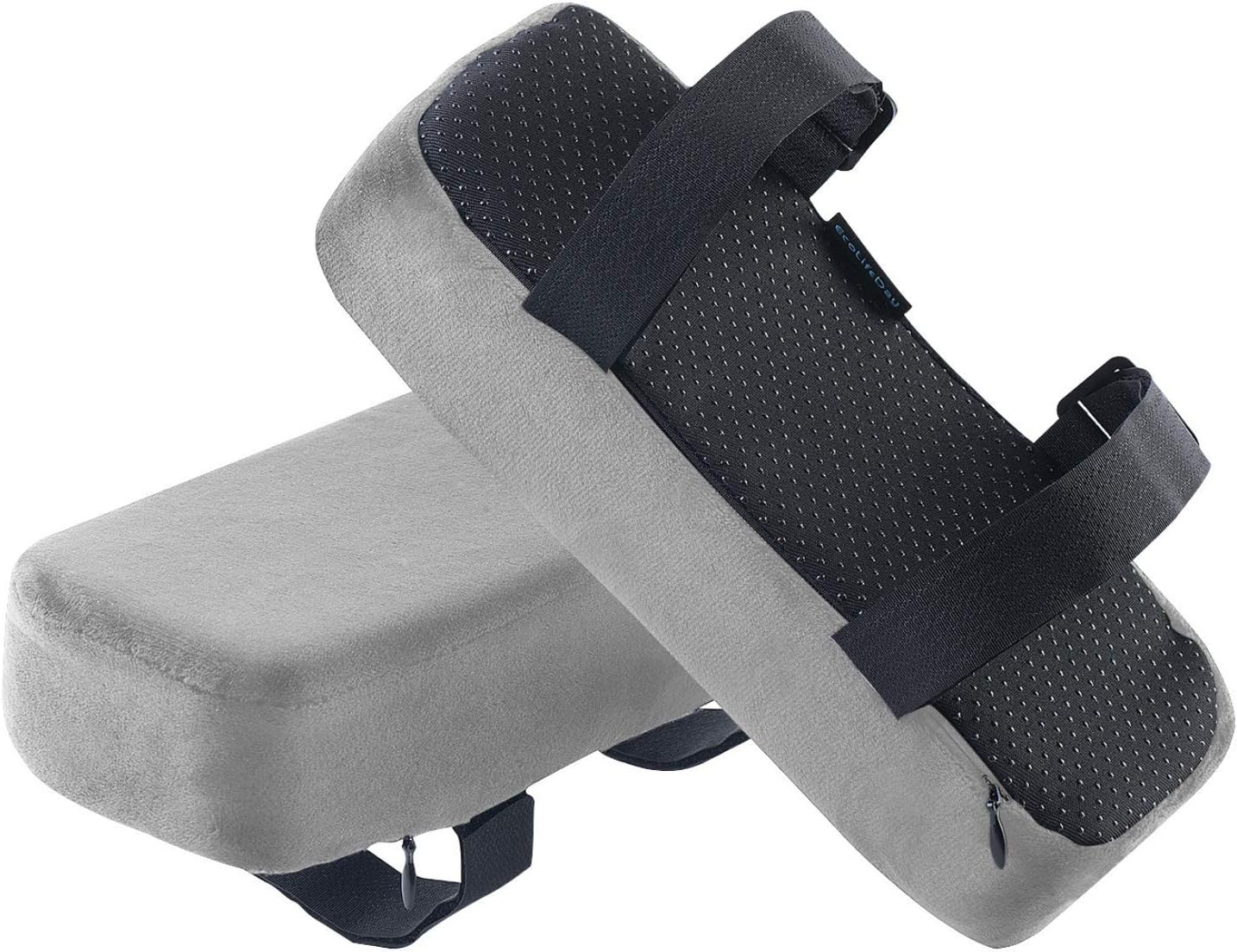 EcoLifeDay Extra Thick Chair armrest Cushions Elbow Pillow Pressure Relief Office Chair Gaming Chair armrest with Memory Foam armrest Pads 2-Piece Set of Chair : Office Products