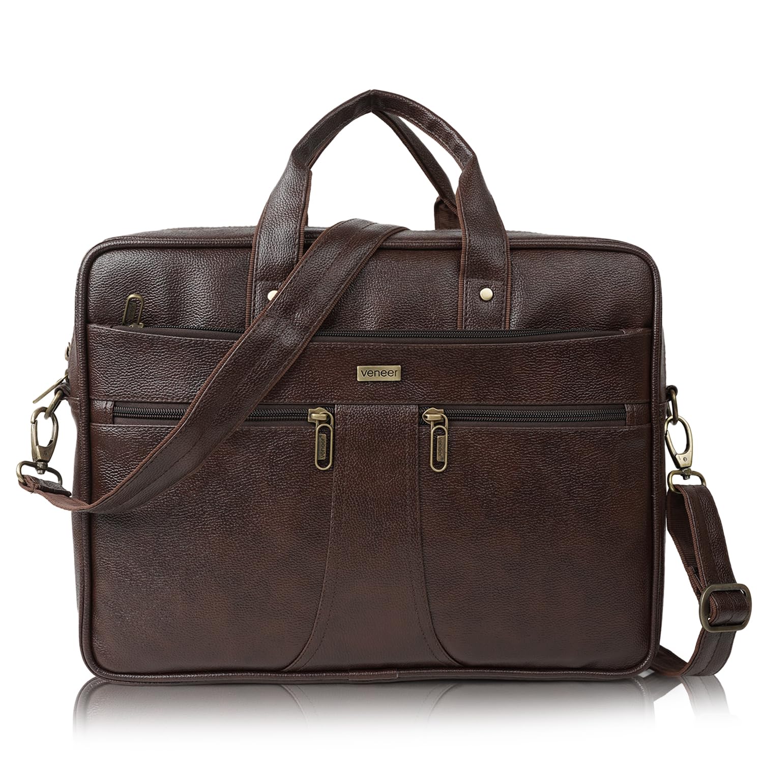 See full amazon price history chart for Veneer Laptop Bag 15.6 Inch, Vegan Leather Business Briefcase for Men Women,Water Resistant Messenger Shoulder Bag Durable Office Bag Veneer Laptop Bag 15.6 Inch, Vegan Leather Business Briefcase for Men Women,Water Resistant Messenger Shoulder Bag Durable Office Bag (B09FFGGD3M) Amazon Price History, Amazon Price Tracker