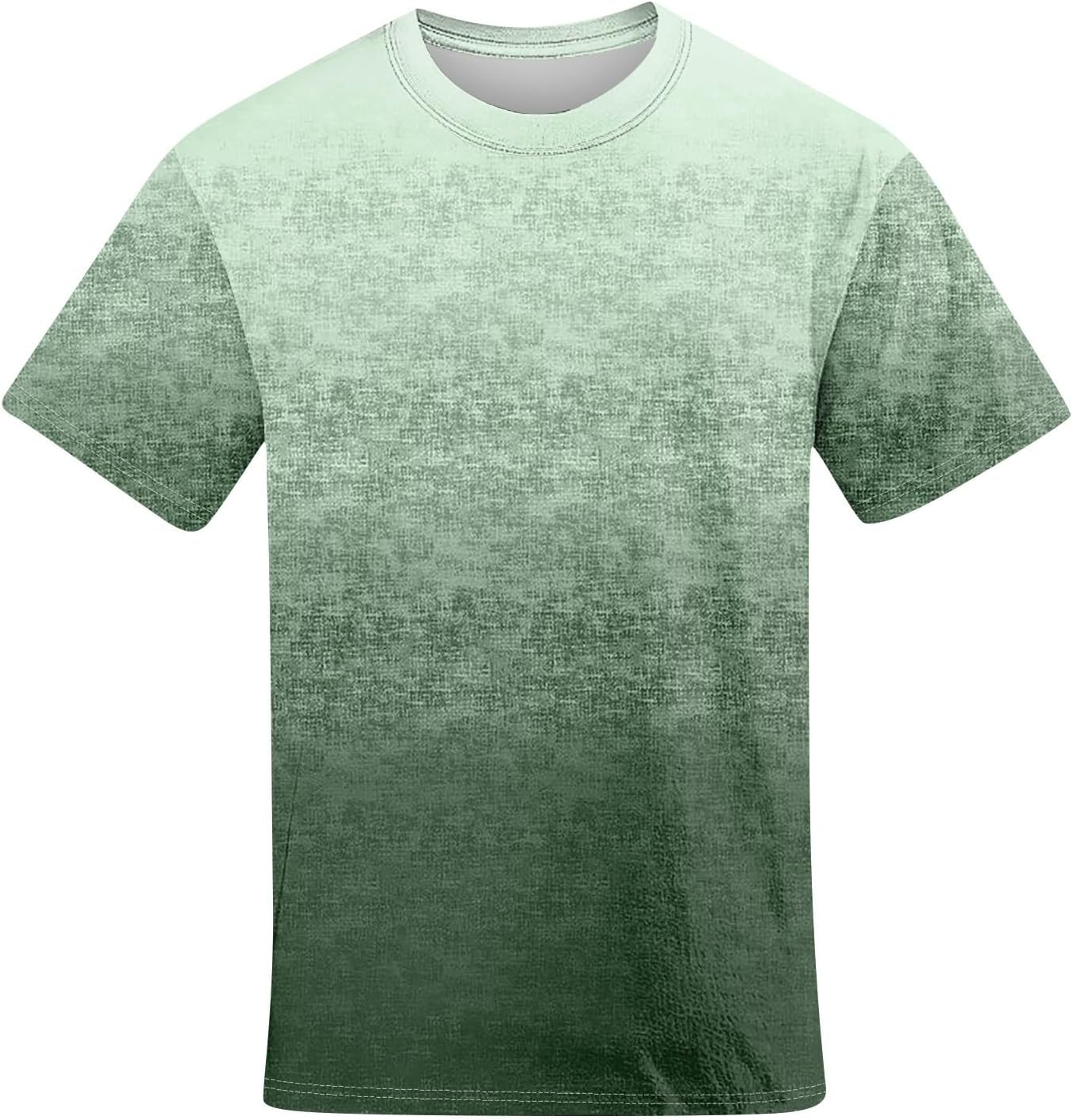 RTRDE Men's Fashion Graphic Print Tees Short Sleeve Gradient Color Summer Casual T Shirts S-4XL