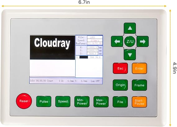 Cloudray Ruida 6442S Panel for 6442S 6442G Controller CO2 Laser Engraver and Cutting Machine | Cutting Machine