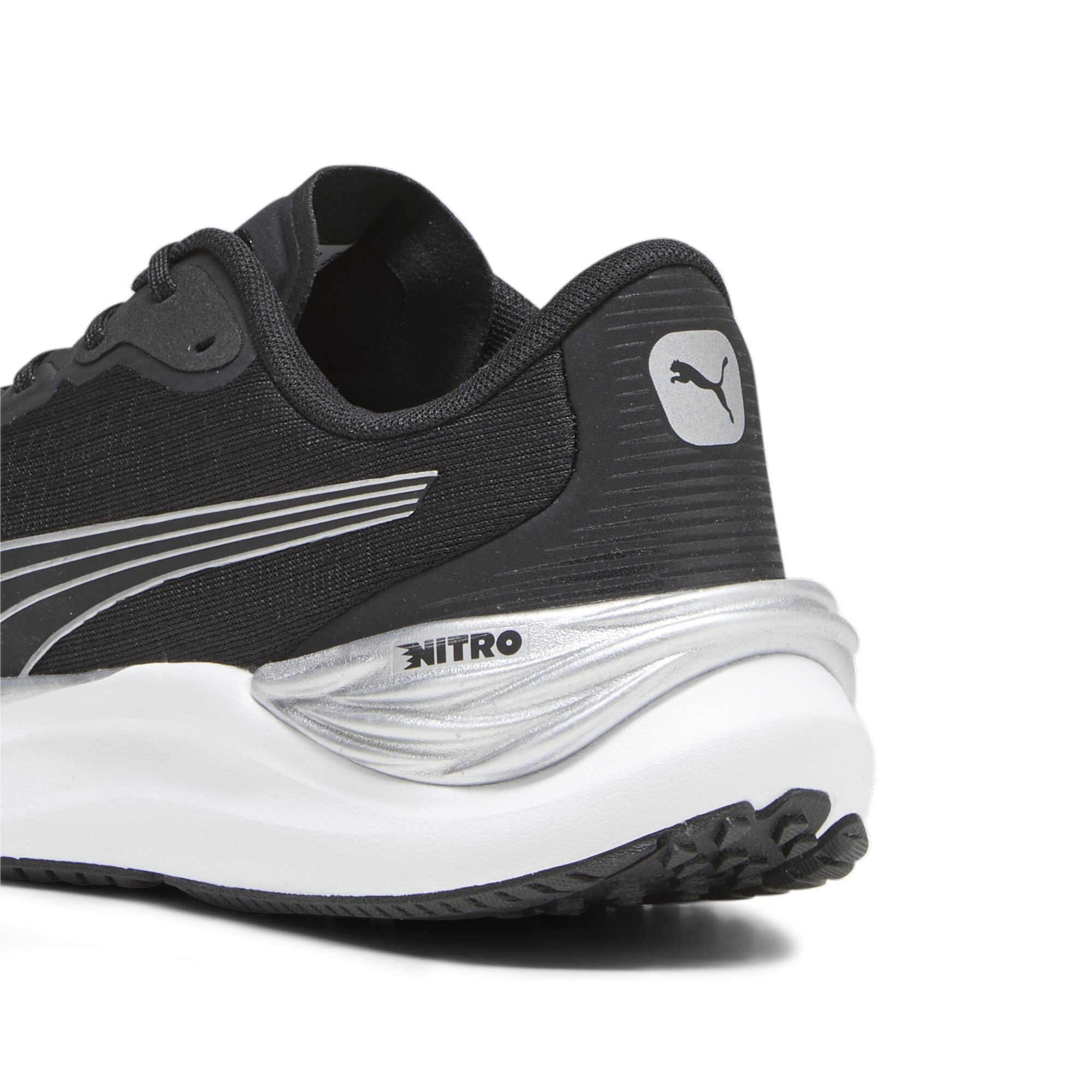 Puma Electrify Nitro 3, buty do biegania Unisex dla dorosłych, Black Silver, 42 EU, Puma Czarny Puma Srebrny, 42 EU