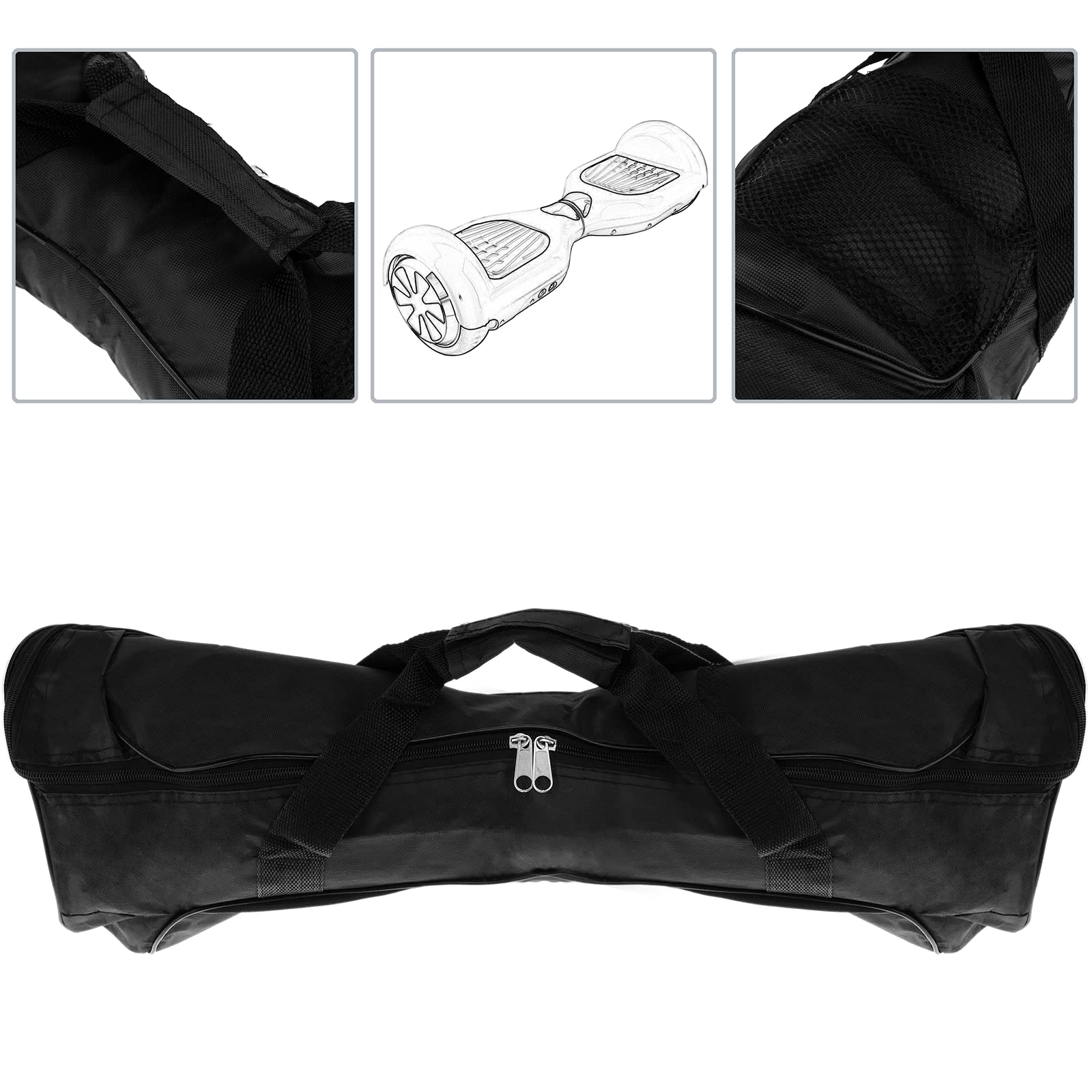 PrimeMatik - Bolsa de Transporte Compatible con Hoverboard de 8" 64 cm