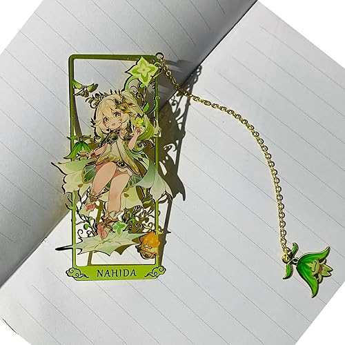 Miniatura 8 de Balladeer con cadena Original Genshin Impact Metal Bookmark - Colecciona todos tus personajes favoritos