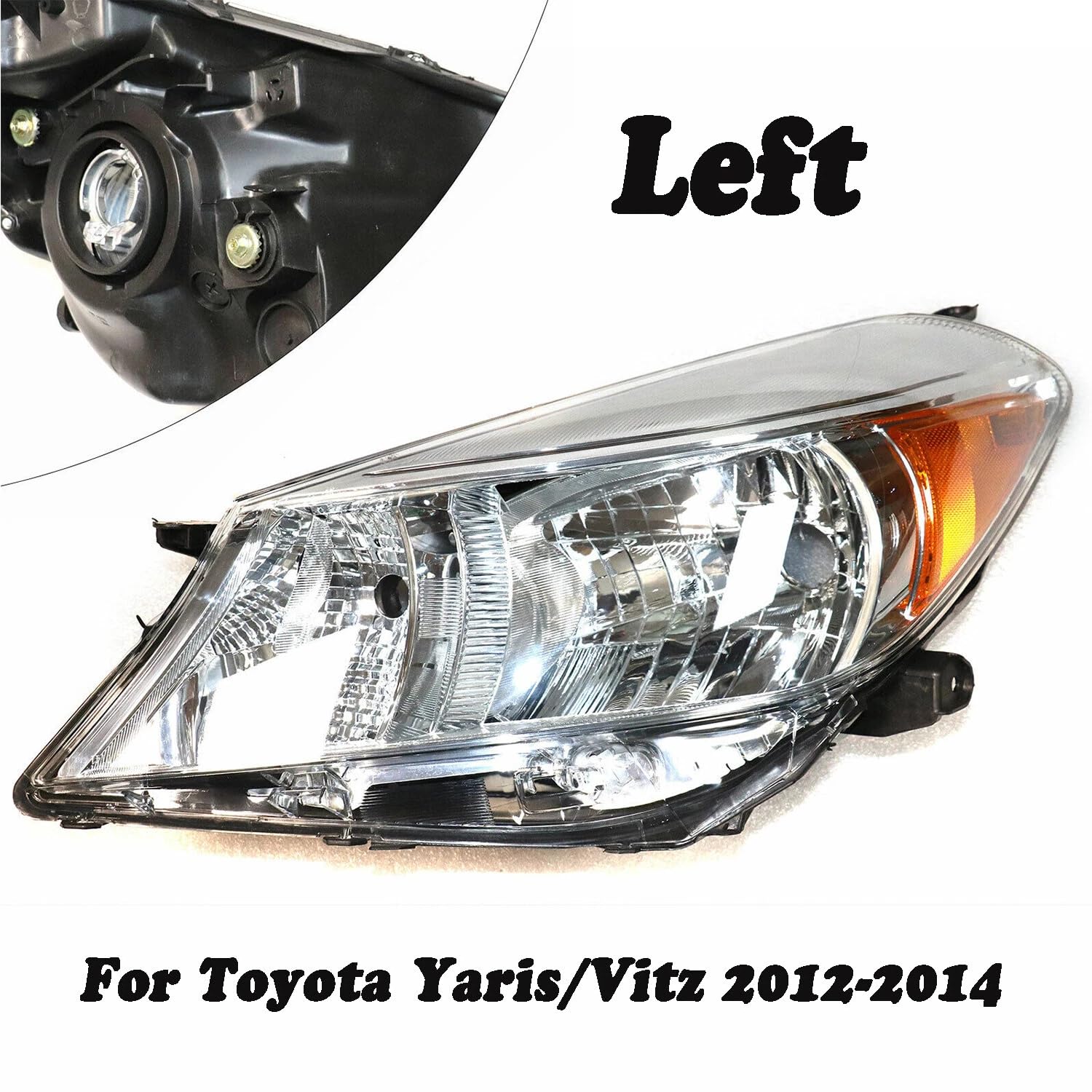 Amazon.com: Headlamps Assembly For Toyota Yaris/Vitz Hatchback