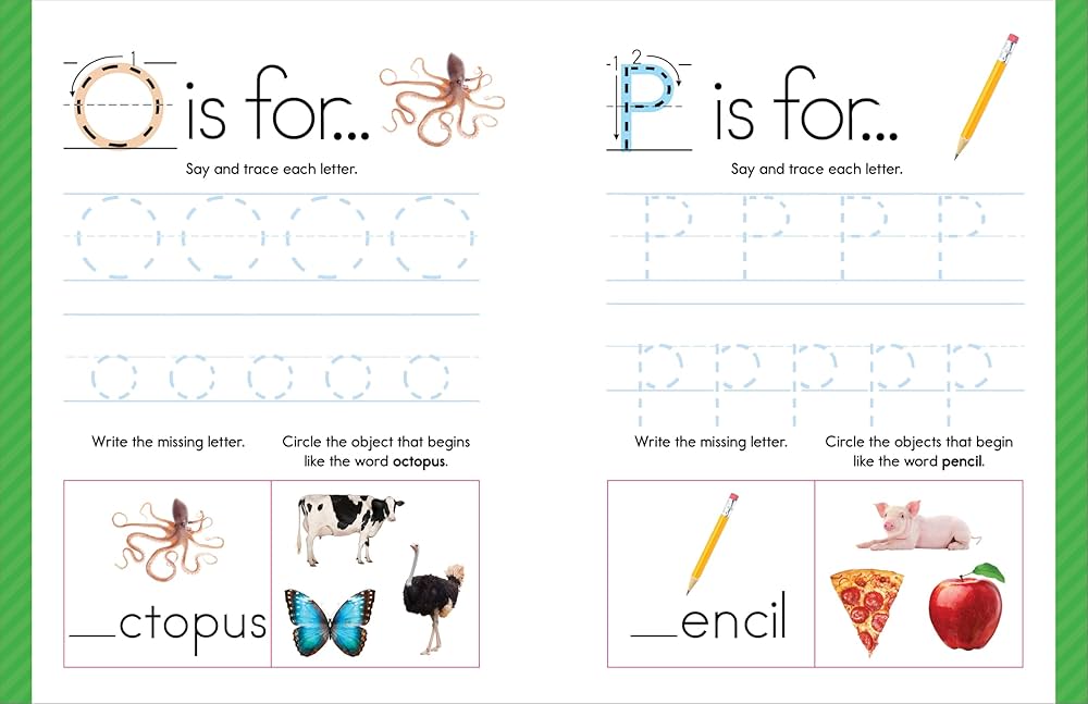 Amazon.com: My First Learn-to-Read Preschool Workbook
