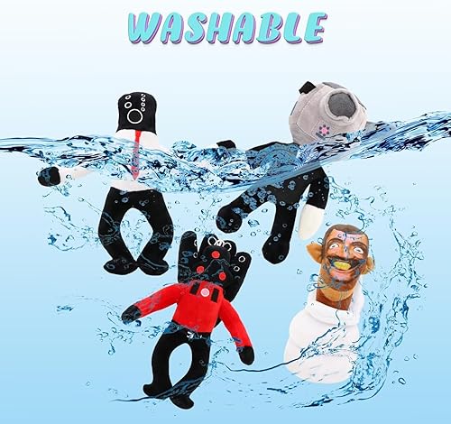 Miniatura 2 de Dazdly Peluche de Drillman, peluche de Titan Speakerman, TVman, Clockman, Cameraman, regalos coleccionables para fanáticos y niños (Dual Buzzsaw