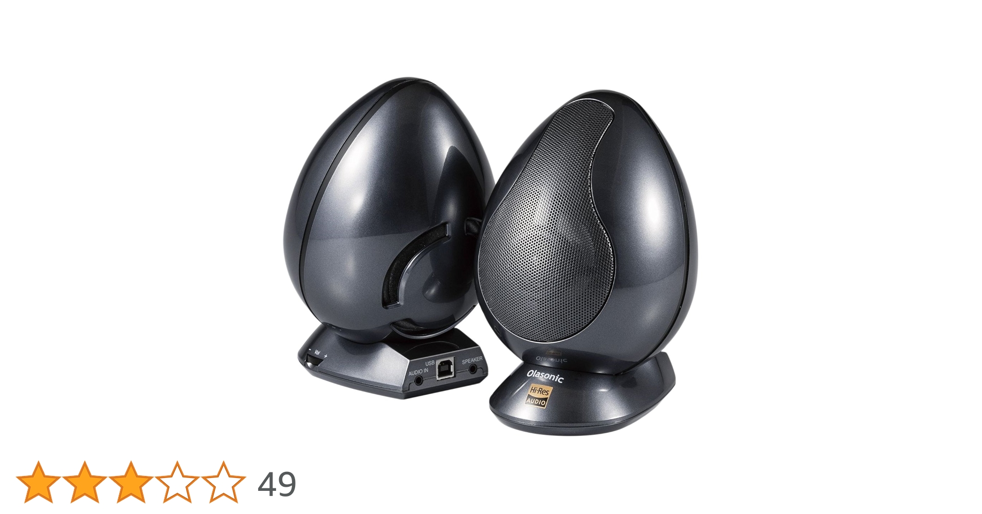 Amazon.co.jp: Olasonic USBパワードスピーカー (チタニウムグレー) TW