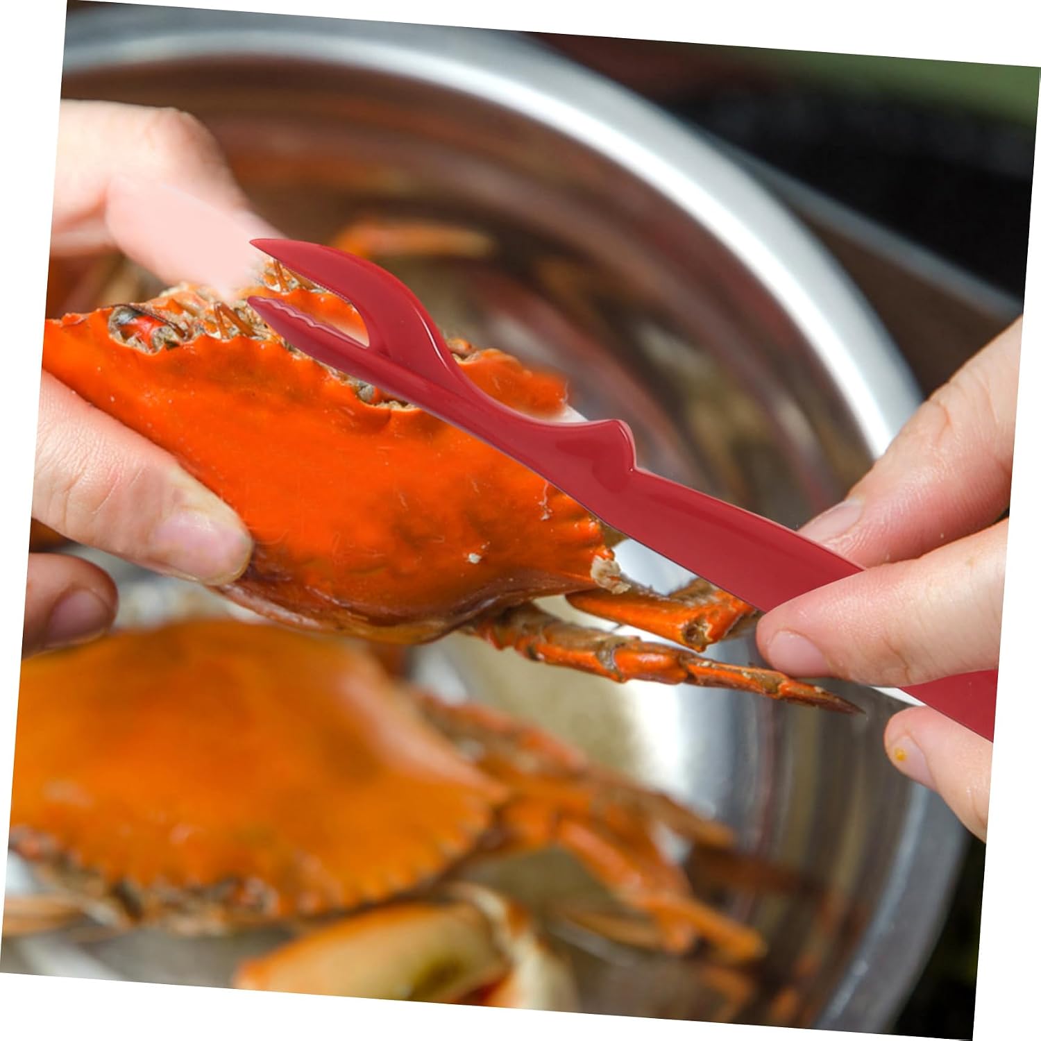 Mikinona Seafood Eating Tools Crab Crackers Forks Picks for Effortless Crab and Lobster Picking for
