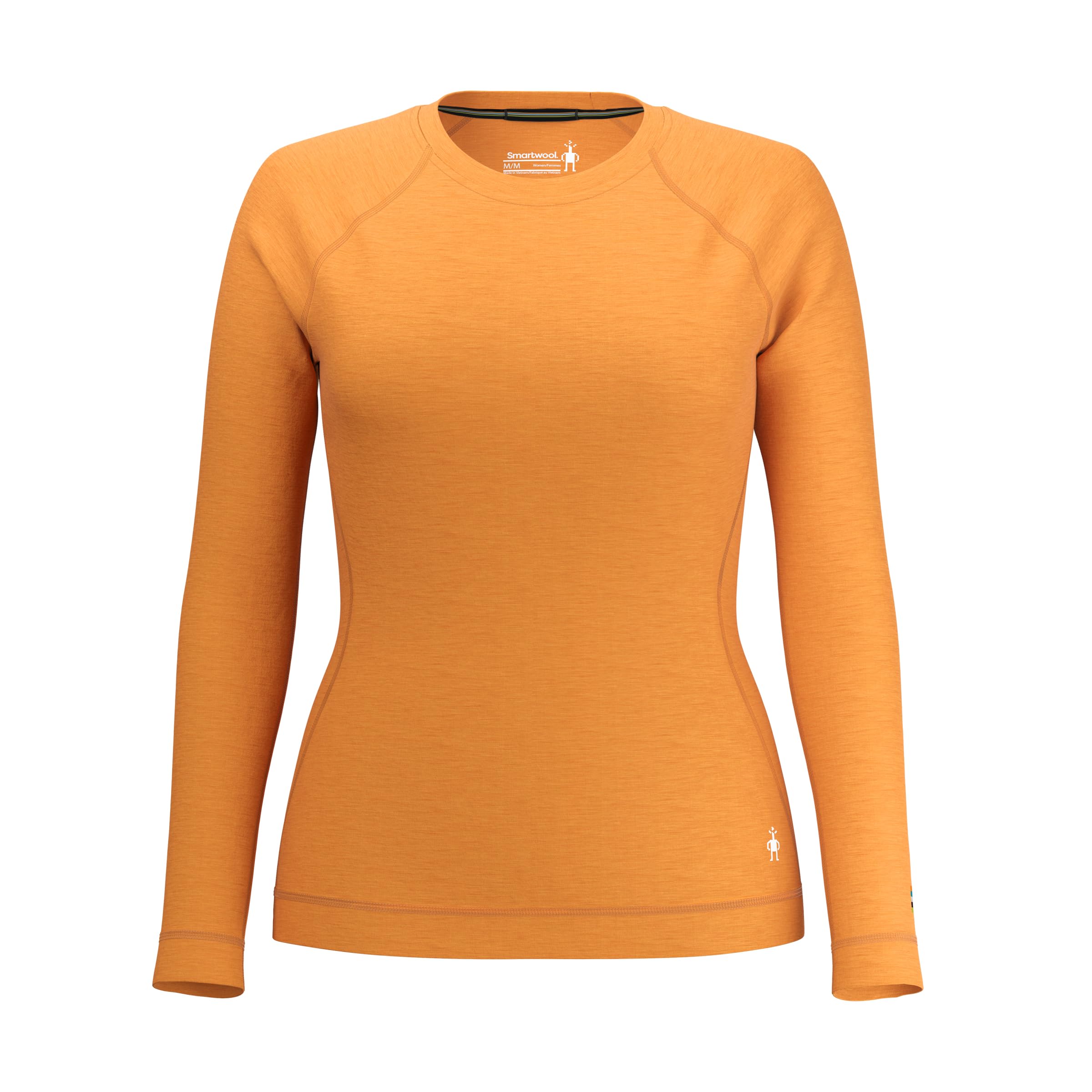 Smartwool Base Layer Crew Merino Thermal, Marmalade Heather