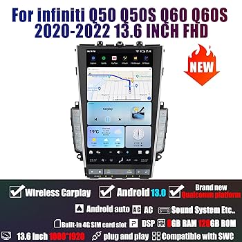 ANDROID - onebird OPEN BOX Aucar's Best Tesla Android 13 Aucar Infiniti Q50