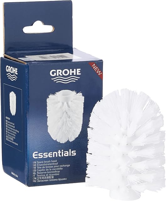 GROHE Essentials Accessoires Bath-Ersatzbürstenkopf, weiß, 40791001,White