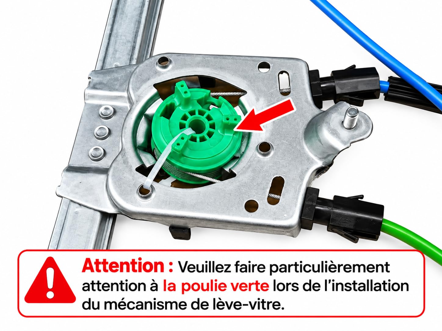 Leve-vitre Avant Droit Compatible pour velsatis 8200260781(2002/06-2022/12)